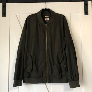 Olive Mossimo bomber jacket